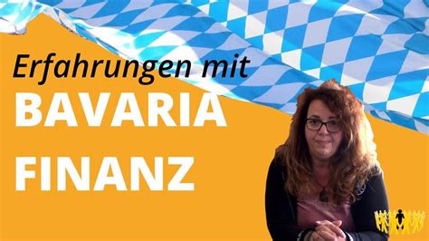 Erfahrungen Mit Bavaria Finanz YouTube