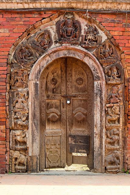 Wood Door Nepal Beautiful Doors Cool Doors Old Doors