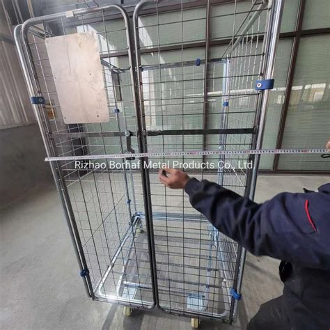 Galvanized Steel Metal Logistic Warehouse Tools Storage Cargo Wire Mesh