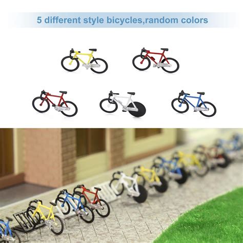 Lots Ho Scale Bicycles Pcs Bikes Pcs Parking Racks Model