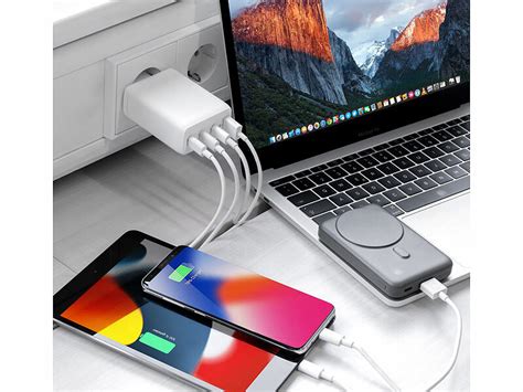 Revolt Premium Usb Ladeger T Watt Usb C Netzteil Mit Ports Gan