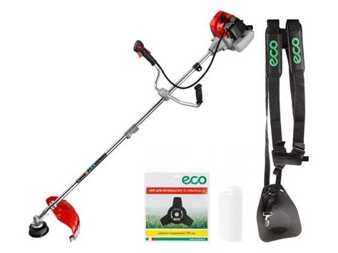 Мотокоса триммер кусторез ECO GTP-145S Comfort разборная штанга, легкий ...