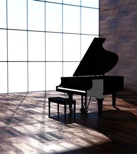 HD wallpaper: Room, piano, music, dust, brown grand piano | Wallpaper Flare