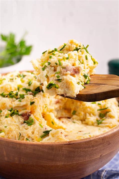 Cheesy Loaded Mashed Potatoes Recipe All Things Mamma