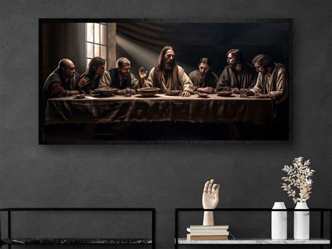 The Last Supper Canvas, Vintage Canvas, the Last Supper Remake Canvas ...