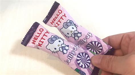 🇹🇭hello Kitty Grape Flavor Loiipop😋 Youtube