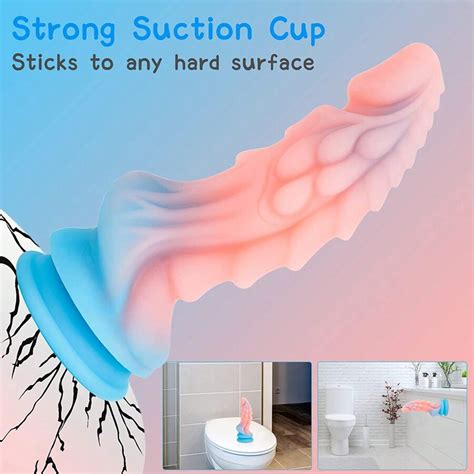 Realistic Monster Dildo Sex Toys Inches Big Huge Anal Dildo With Strong Suction Cup For