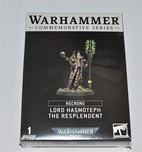 Warhammer 40k Necrons Lord Hasmoteph The Resplendent Oop Commemorative