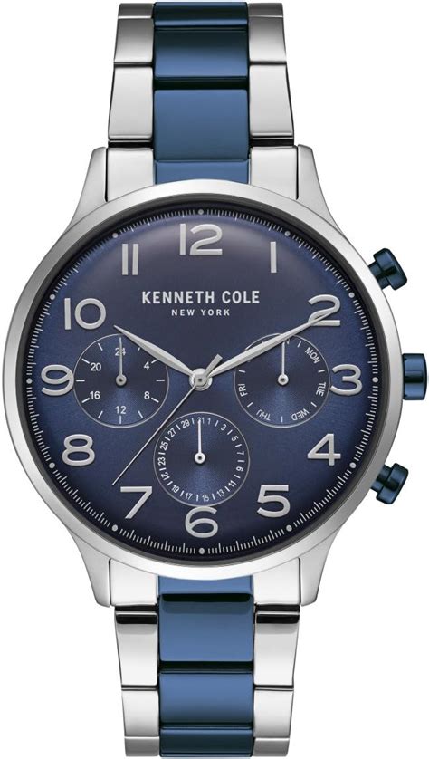 Kenneth Cole New York Herren Armbanduhr Analog Quarz Edelstahl