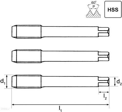 Horn Gwintownik M8 Hss Gwint M8X1 25Mm Komplet 3Szt 56660 Opinie I