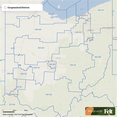 congressional district map of ohio 7