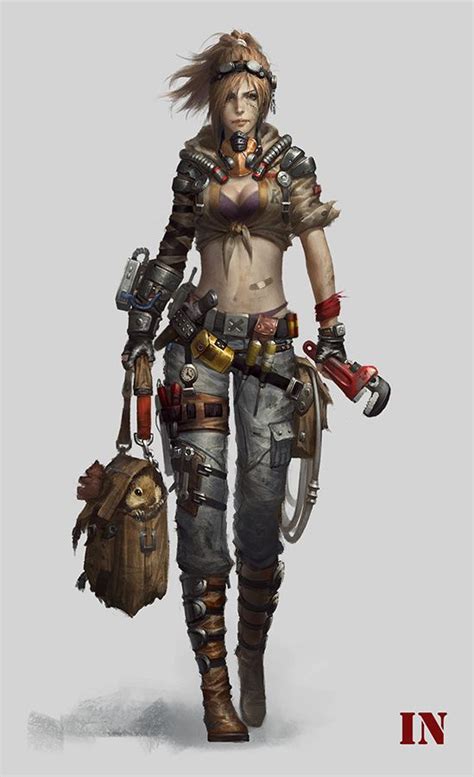 机械师 火熊网 Post Apocalyptic Art Concept Art Characters Apocalypse