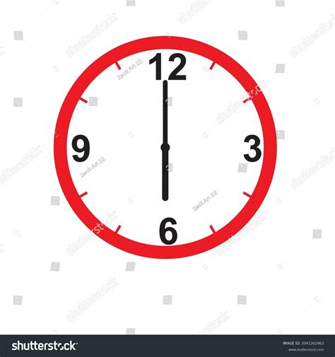 1 584 6 Pm Clock Images Stock Photos And Vectors Shutterstock