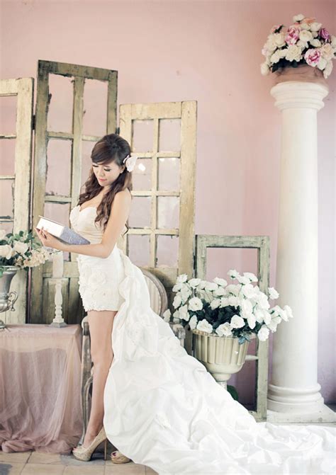 Hot girl Mai Thỏ bất ngờ tung bộ ảnh váy cưới