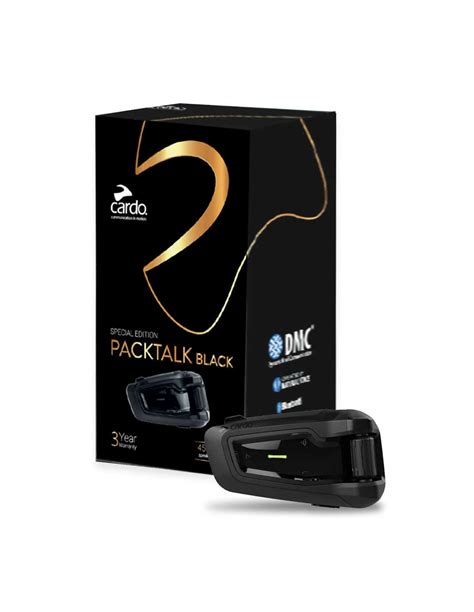 Cardo Packtalk Black Special Edition With Mm Jbl Audio