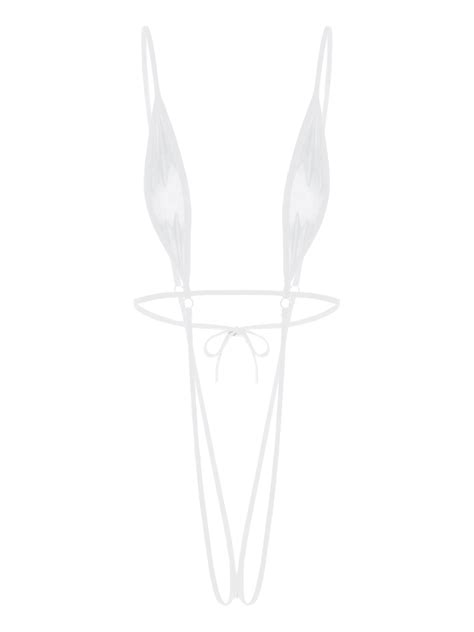 Zaldita Women S Extreme Mini Sling Lingerie Micro Bikini Monokini Tiny Swimsuit Bathing Suit