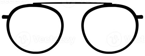 Eye Glasses Silhouette, Side View, Flat Style, can use for Pictogram ...