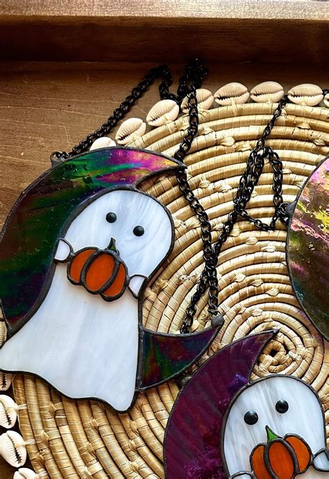 Stained Glass Ghost Etsy