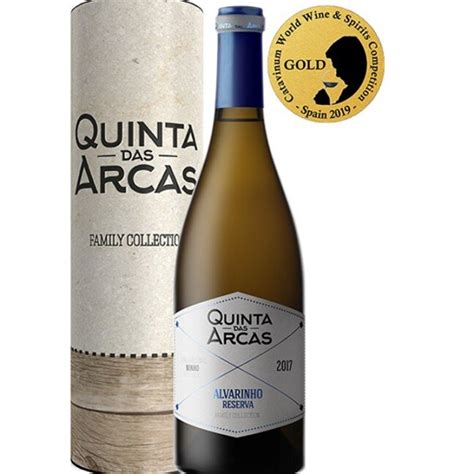 Vinho Verde Quinta Das Arcas Alvarinho Reserva Branco Cl E Dega