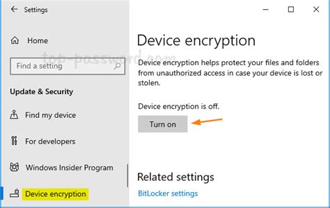 How To Turn On Device Encryption In Windows 10 Home