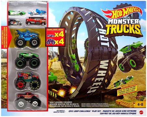 Mua Hot Wheels Monster Trucks Monster Truck Big Loop Challenge Set Of Monster Trucks Hot