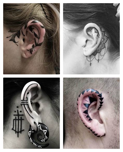 Top 48 Tatuajes En La Oreja Abzlocal Mx