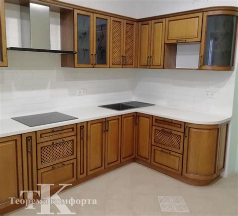 Угловая классическая кухня массив дуба - Артикул: 0229, по цене 5987 руб.