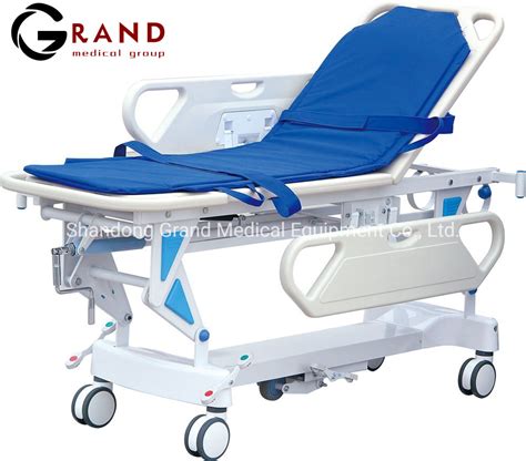 Emergency Stretcher Hospital Transport Trolley Transportation Flat