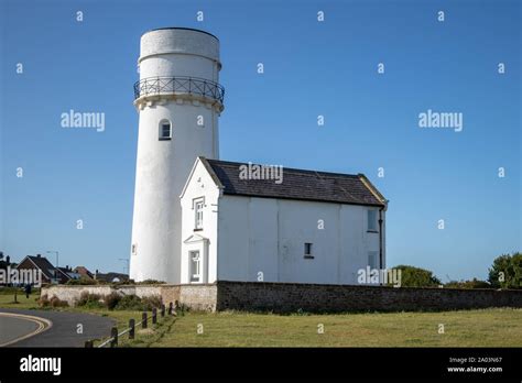 View of the Old Lighthouse at Old Hunstanton Stock Photo - Alamy