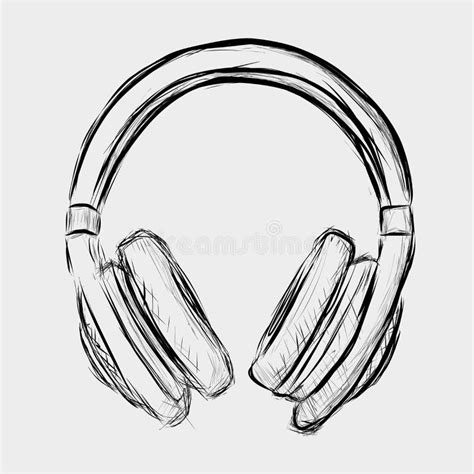 Headphones Sketch Stock Vector Illustration Of Sound 39363171