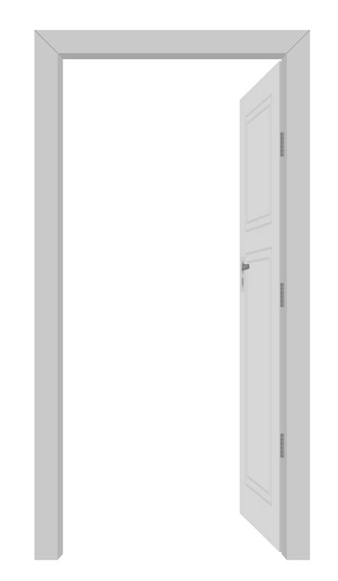 White Door Frame Open 13743593 Png