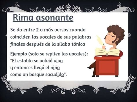 Poesía, RIMAS ASONANTES Y CONSONANTES, REDACCIÓN.pptx