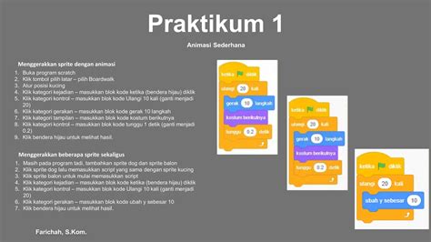 Algoritma Dan Pemrograman Aplikasi Scratch PPT