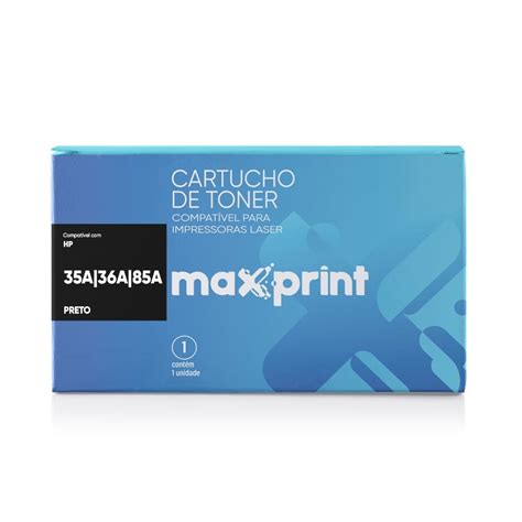 Casa Do Papel Toner Compat Vel Hp Cb A Cb A Ce A Maxprint Preto