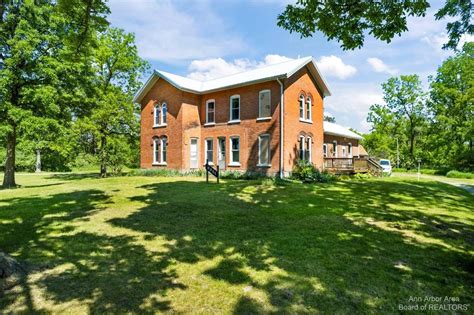 Circa 1861 Brick Farmhouse For Sale W Outbuildings On 22 7 Acres