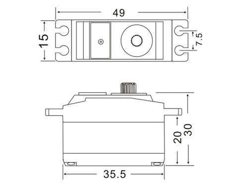 JX Servo PDI 2504MG Digital Servo 0 1 Sec 4 5kg Stellkraft Kaufen Auf