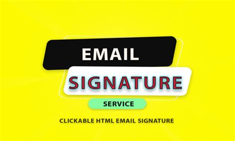 Create Clickable Html Email Signature Gmail Signature And Outlook