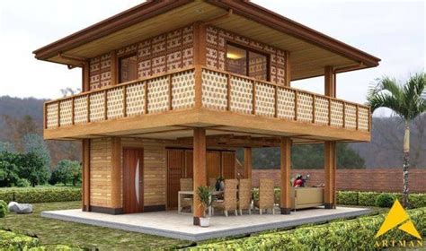 Split Level Amakan House Design With 2 Bedrooms Elevated Native House