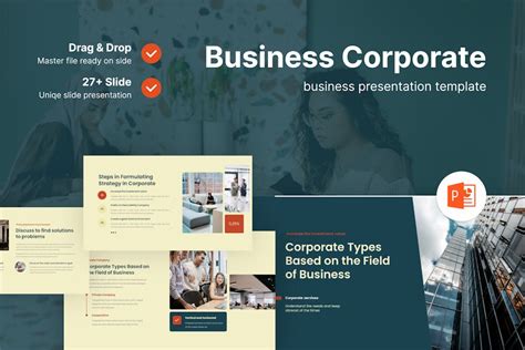 Business Corporate – Company Powerpoint Template Incl. presentation ...