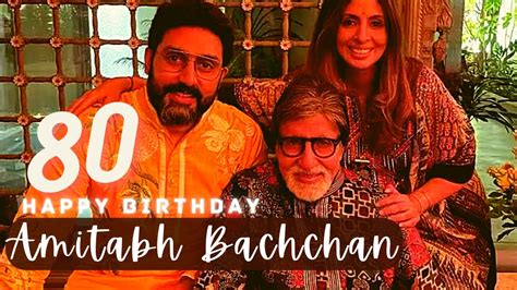 Inside Amitabh Bachchan's 80th Birthday Celebration - YouTube