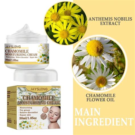 Jaysuing Chamomile Moisturizing Cream Acne Repair Fading Acne Marks