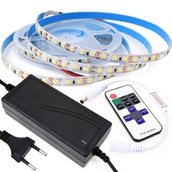 Cветодиодная лента 3 метра SMD 2835 (120 LED Холодная Белая 6500K) с ...