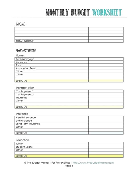 Hair Stylist Tax Deduction Worksheets