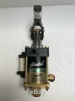 Haskel Mhp-36 Pneumatic Air/ Manual Liquid/ Fluid Pump Max Wp 4500 Psi