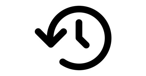 Time Reverse Free Vector Icon Iconbolt