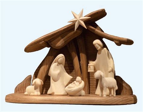 Creche Moderne Bois No L Moderne Cr Che Moderne Creche De Noel