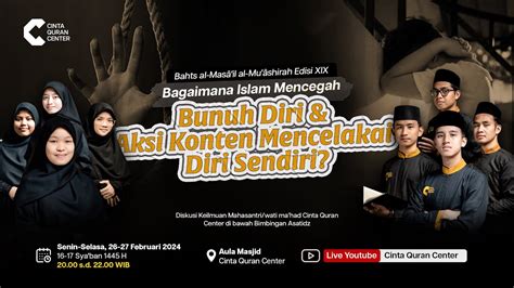 Bagaimana Islam Mencegah Bunuh Diri Aksi Konten Mencelakai Diri