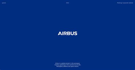 Redesign Of The Airbus Corporate Website On Behance