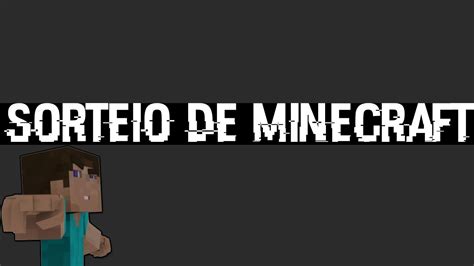 SORTEIO DE CONTA DE MINECRAFT YouTube