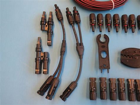 50m Solarkabel SET 6mm2 Crimpzange MC4 Y Verteiler Im Kanton